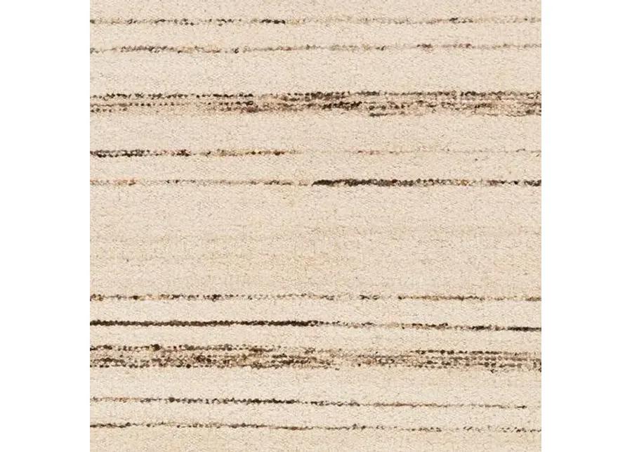 Vanessa Handwoven Rug - Ivory/Brown - Beige - Beige