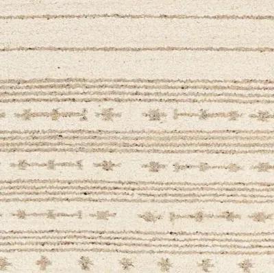 Vanessa Handwoven Rug - Cream/Brown - Ivory - Ivory