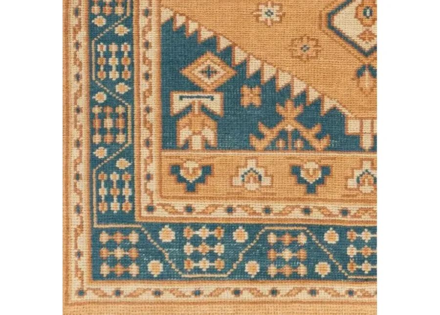 Mindy Hand-Knotted Rug - Camel/Orange - Orange