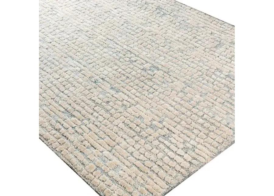 Cyrielle Hand-Tufted Rug - Taupe/Sage - Handcrafted - Beige - Beige