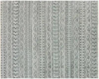 Joan Hand-Knotted Rug - Sage/Gray - Green - Green