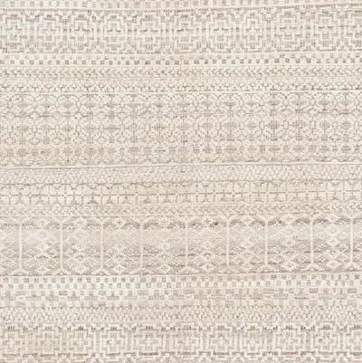 Joan Hand-Knotted Rug - Charcoal/Camel - Beige - Beige