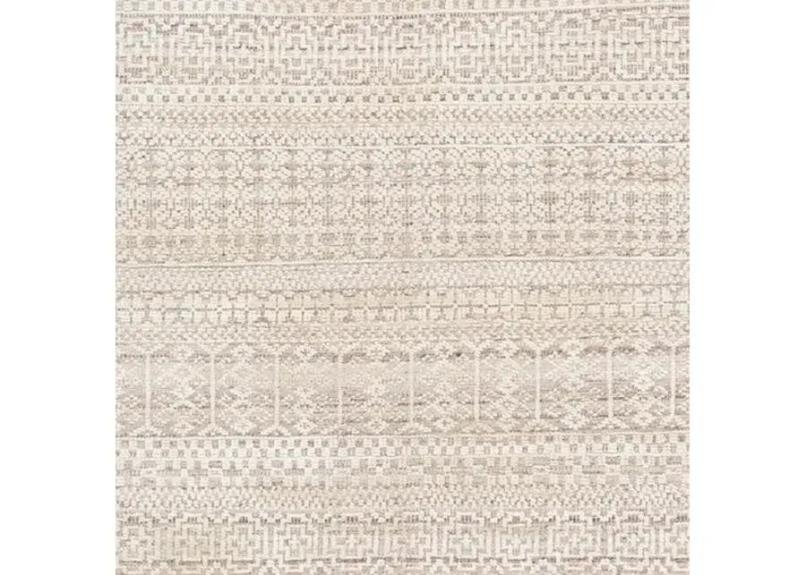 Joan Hand-Knotted Rug - Charcoal/Camel - Beige - Beige