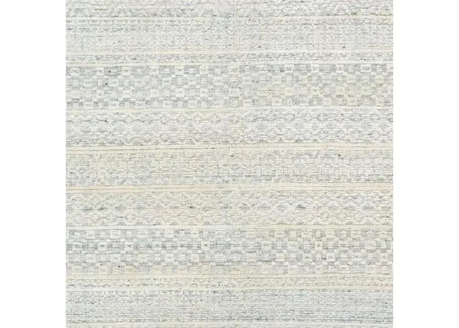 Joan Hand-Knotted Rug - Blue/Ivory - Blue