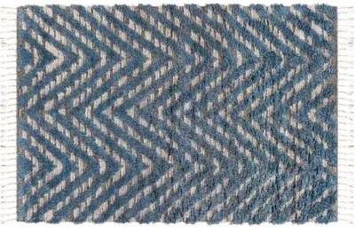 Perry Hand-Knotted Rug - Gray/Beige - Beige