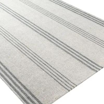 Pines Handwoven Rug - Ivory/Gray - Ivory