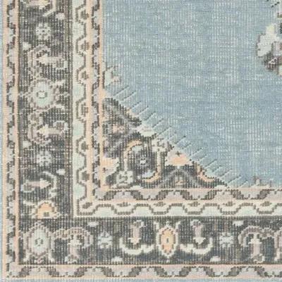 Daira Hand-Knotted Rug - Aqua/Gray - Blue - Blue