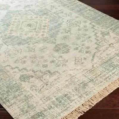 Lisa Handwoven Rug - Sage/Green - Green