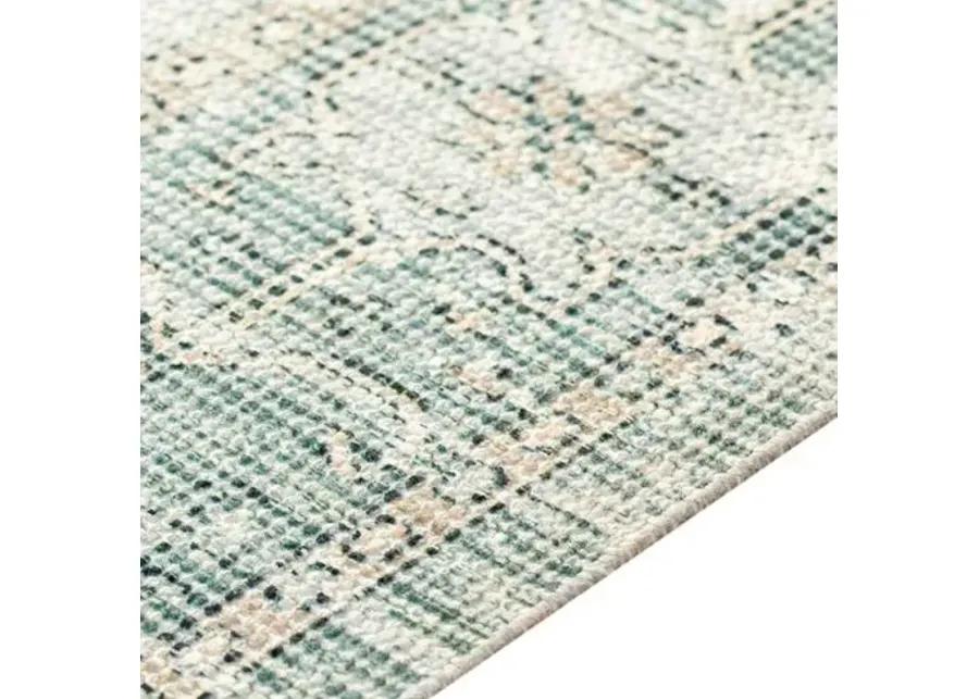 Lisa Handwoven Rug - Sage/Green - Green