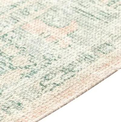 Lisa Handwoven Rug - Sage/Camel - Green - Green