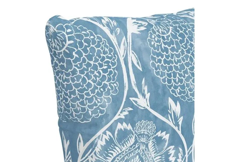 Ranjit Floral Outdoor Pillow - Handcrafted