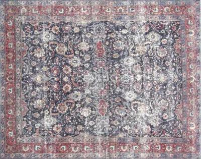 1940s Persian Tabriz Rug - 8'1" x 10'4" - Nalbandian - Blue - Blue