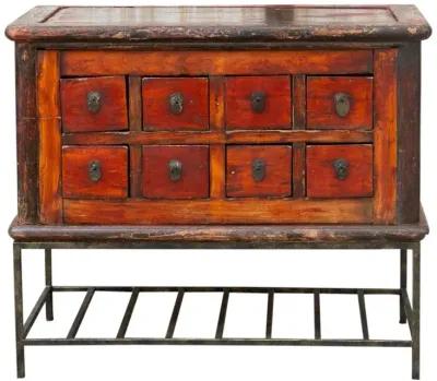 19th C. Chinese Dresser on Stand - de-cor - Brown