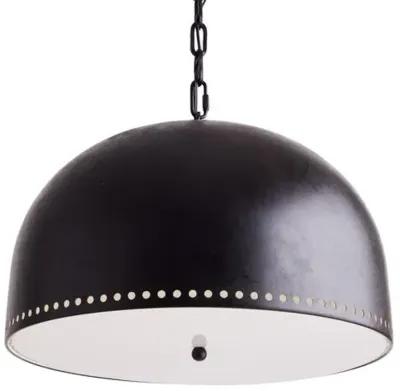 Visual Comfort - Theo Dome 18" Pendant - Bronze - Black