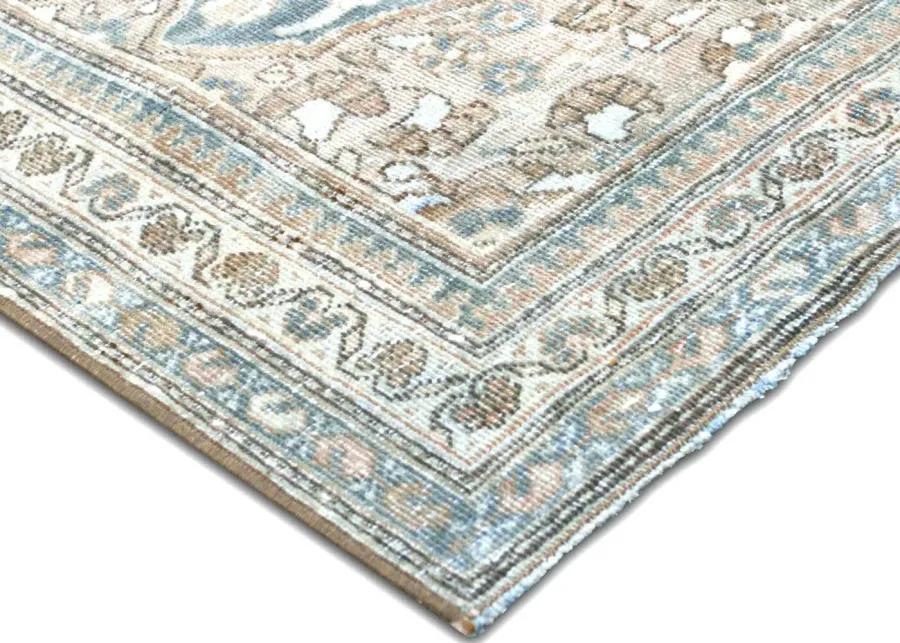 1920s Persian Tabriz Rug - 7'3" x 11'4" - Nalbandian - Blue - Blue