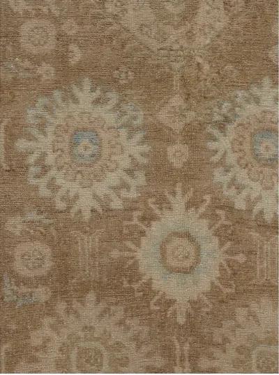 Turkish Oushak Runner 3' x 9'7' - Beige