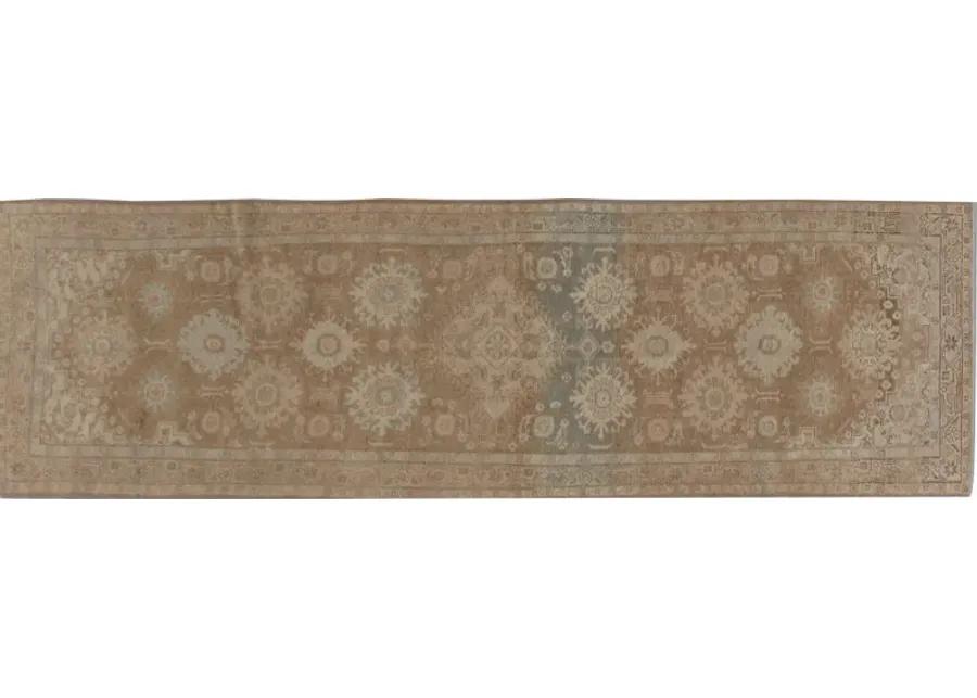 Turkish Oushak Runner 3' x 9'7' - Beige