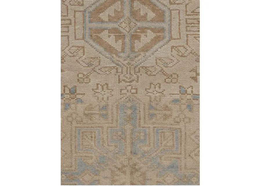 Turkish Oushak Runner 3' x 10'4' - Beige