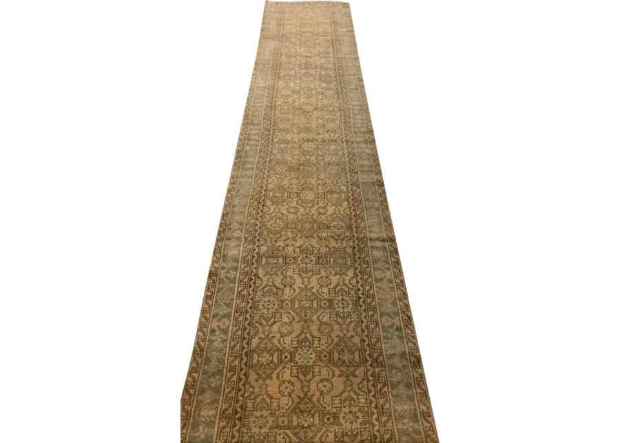 Persian Malayer Runner 3'7' x 20'3' - Beige