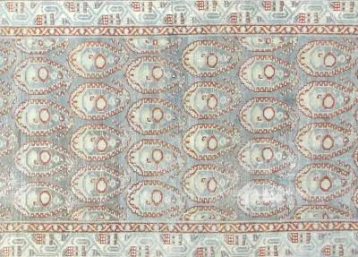 1920s Persian Melayer Runner - 3'4"x16'2" - Nalbandian - Blue