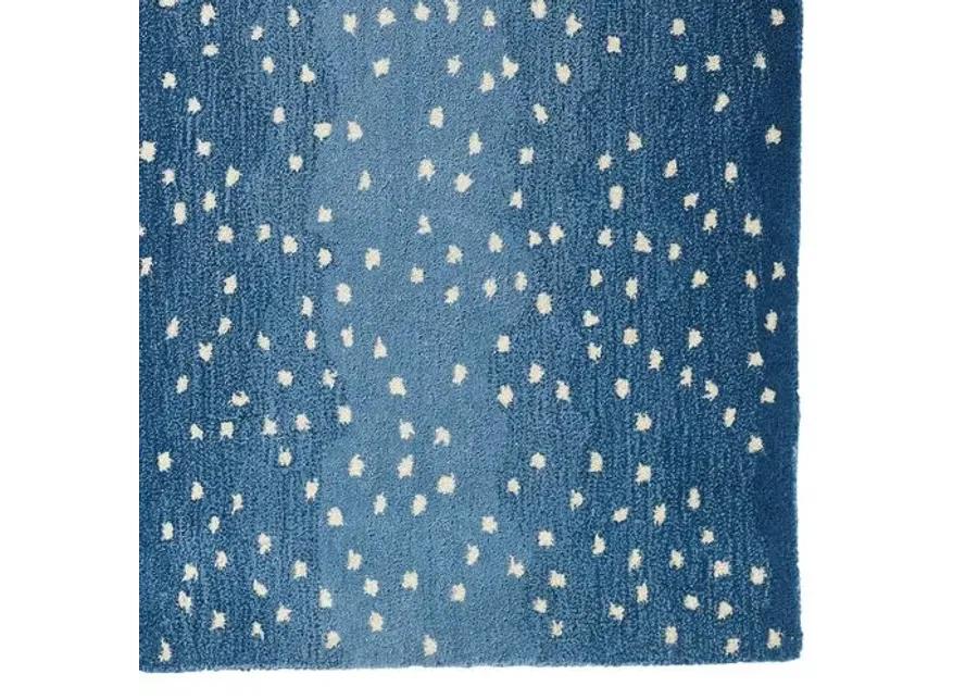 Woodland Antelope Hand-Tufted Rug - Denim - Erin Gates - Blue - Blue