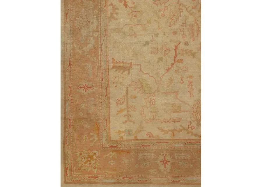 Vintage Turkish Oushak Rug - 11'6 X 14'6 - Beige - Beige