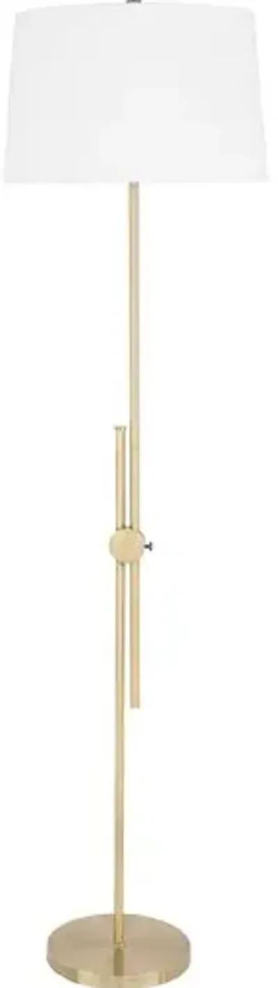 Jacy Floor Lamp - Brass