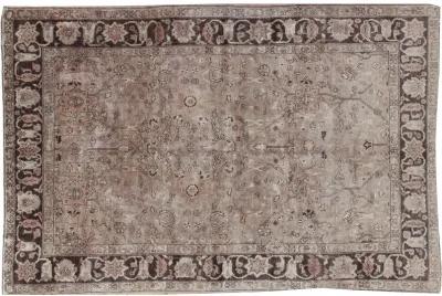 Turkish Taupe Sivas Rug - 5'6 X 8'3 - Beige - Beige