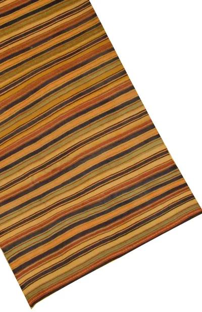 Turkish Kilim - Handwoven 5'7" X 10'8" - Orange