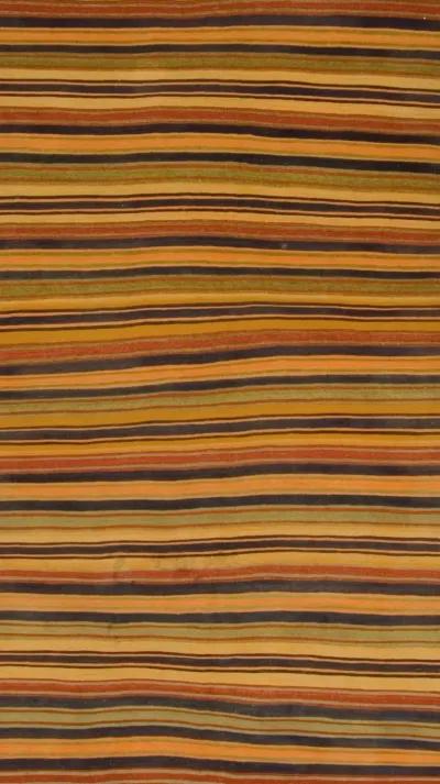 Turkish Kilim - Handwoven 5'7" X 10'8" - Orange