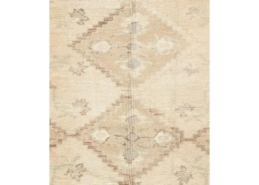 Turkish Oushak Rug 4'9 X 7'9 - Beige - Beige