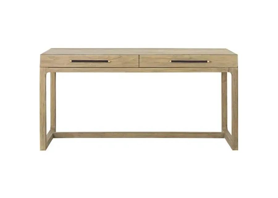 Benett Rattan Teak Desk - Beach - Brownstone Furniture - Beige