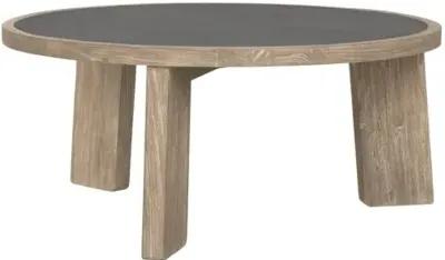 Royce Teak Coffee Table - Fawn/Cement - Brownstone Furniture - Gray