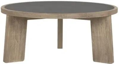 Royce Teak Coffee Table - Fawn/Cement - Brownstone Furniture - Gray