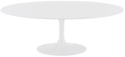 Aden 79" Oval Dining Table - White