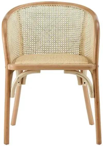 Tate Rattan Armchair - Natural - Beige