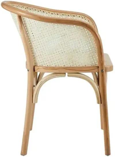 Tate Rattan Armchair - Natural - Beige