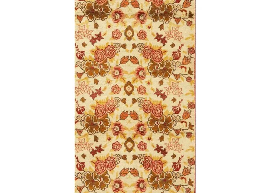 Turkish Kayseri Rug - 3'3" X 5'1" - Red - Red