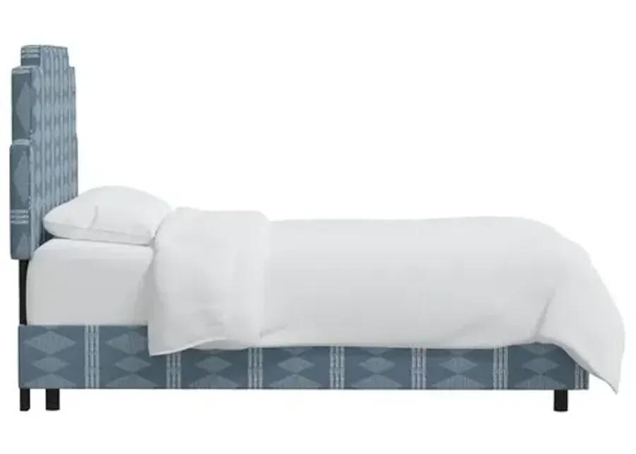 Paxton Bed - Soweto Blue