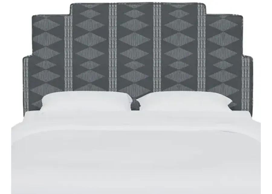 Paxton Headboard - Soweto Charcoal - Gray