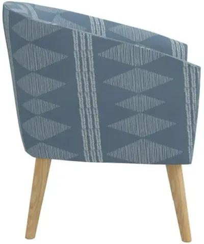 Leah Barrel Chair - Soweto Blue