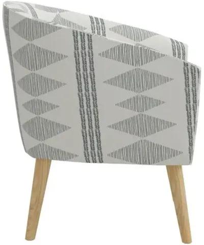 Leah Barrel Chair - Soweto Gray