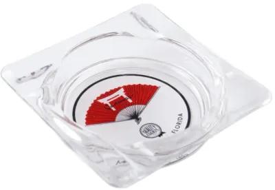 Castaways Miami Beach Glass Ashtray - Interesting Things - Red