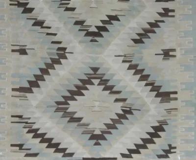 Turkish Handwoven Kilim - 5'8" X 10'7" - Blue