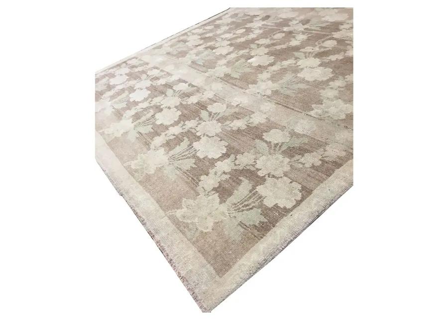 Turkish Trellis Design Rug 5'8" X 9'10" - Beige - Beige