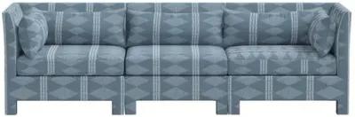 Bryn 3-Pc Sofa - Soweto Blue