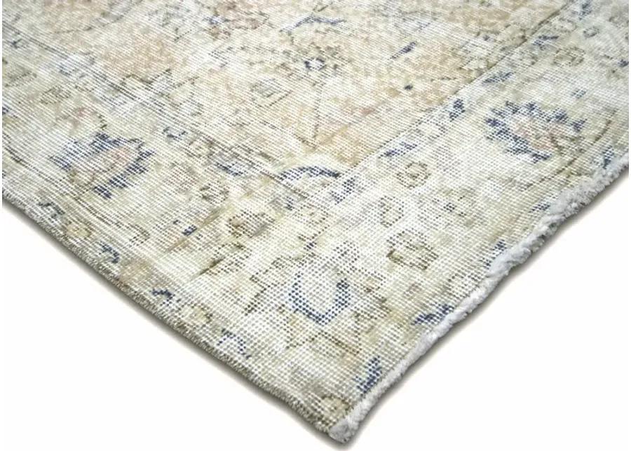 1960s Turkish Oushak Rug - 4'11" x 8'3" - Nalbandian - Beige - Beige