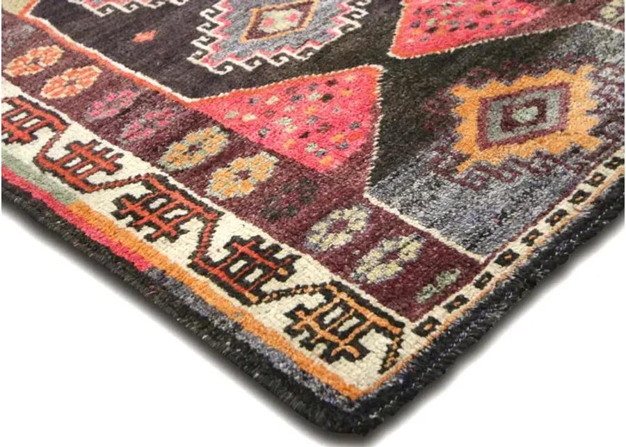 1960s Turkish Oushak Runner - 3'1" x11'3" - Nalbandian - Orange