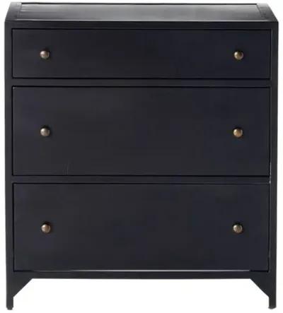 Max Large Storage Nightstand - Black/Bronze