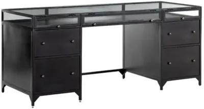 Aubrie Executive Desk - Black